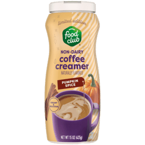 Food Club Pumpkin Spice Coffee Creamer 15 oz