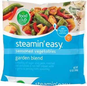 Food Club Steamin’ Easy Garden Blend Seasoned Vegetables 12 oz