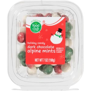 Dark Chocolate Alpine Mints Holiday Candy