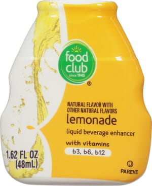 Food Club Lemonade Liquid Beverage Enhancer 1.62 fl oz