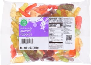 Food Club Spring Candy Gummi Rabbits 12 oz