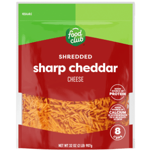 Food Club Sharp Cheddar Shredded Cheese 32 oz