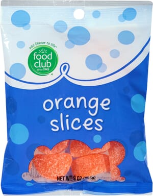 Food Club Orange Slices 9 oz