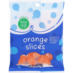 Food Club Orange Slices Candy 9 oz