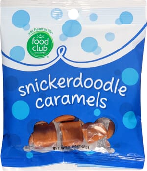 Food Club Snickerdoodle Caramels 5 oz