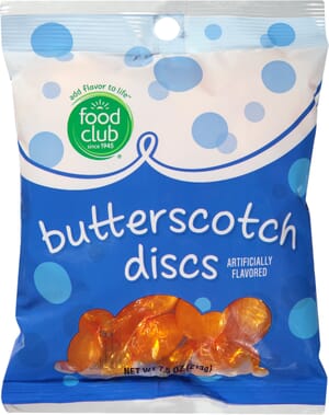 Food Club Butterscotch Discs 7.5 oz