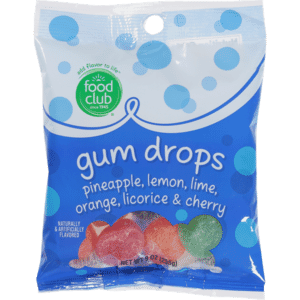 Food Club Gum Drops 9 oz