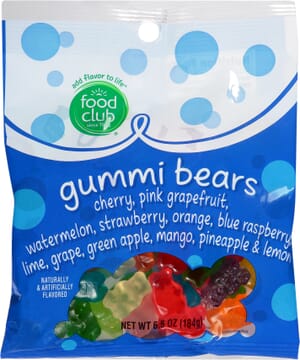 Food Club Gummi Bears 6.5 oz