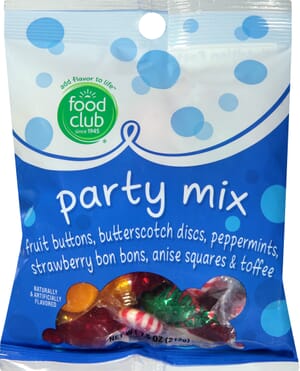 Food Club Party Mix Candies 7.5 oz