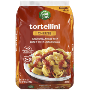 Food Club Cheese Tortellini Family Size 42 oz