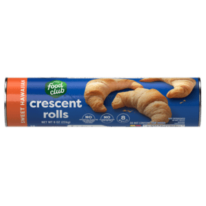 Food Club Sweet Hawaiian Crescent Rolls 8 ea