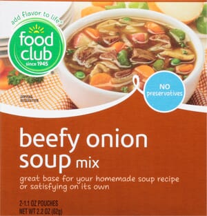 Food Club Beefy Onion Soup Mix 2 ea