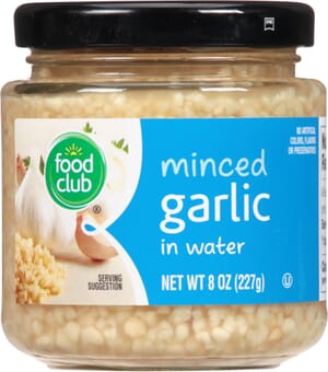 Food Club Minced Garlic in Water 8 oz