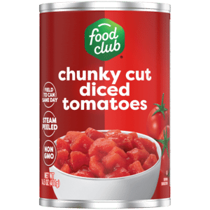 Food Club Chunky Cut Diced Tomatoes 14.5 oz