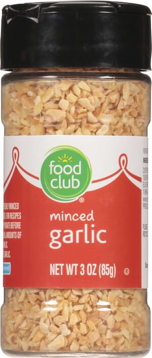 Food Club Minced Garlic 3 oz