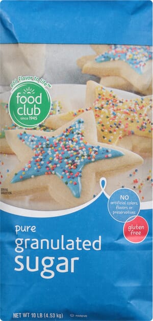 Food Club Pure Granulated Sugar 10 lb