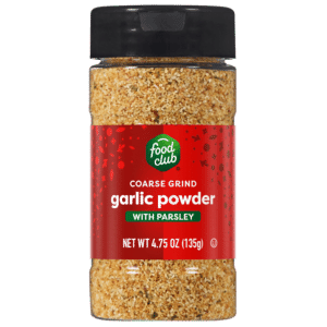 Food Club Coarse Grind Garlic Powder with Parsley 4.75 oz