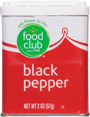 Food Club Black Pepper 2 oz