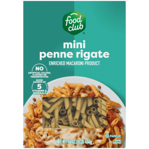 Food Club Mini Penne Rigate 16 oz
