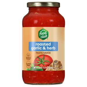 Food Club Roasted Garlic & Herb Pasta Sauce 24 oz