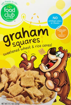 Food Club Graham Squares 11.7 oz