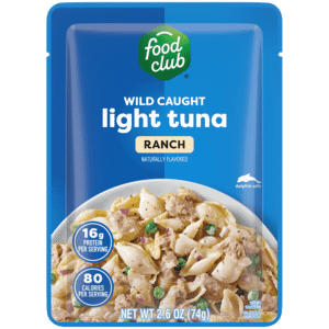 Food Club Wild Caught Light Ranch Tuna 2.6 oz