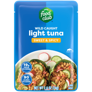 Food Club Wild Caught Light Sweet & Spicy Tuna 2.6 oz