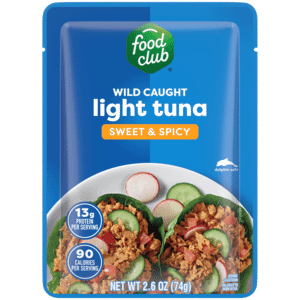 Food Club Wild Caught Light Sweet & Spicy Tuna 2.6 oz