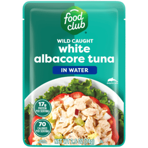 Food Club Wild Caught White Albacore Tuna in Water 2.6 oz