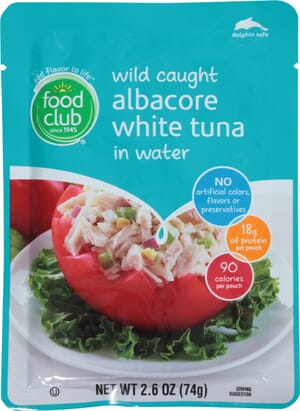 Food Club Albacore White Tuna in Water 2.6 oz