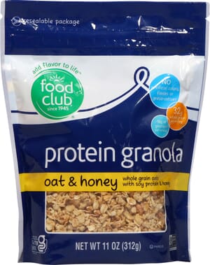 Food Club Oat & Honey Protein Granola 11 oz