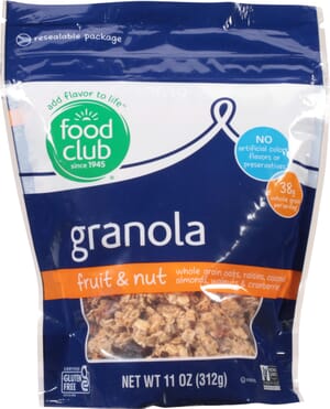 Food Club Fruit & Nut Granola 11 oz