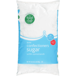 Food Club Pure Confectioners Sugar with Cornstarch 32 oz