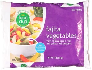 Food Club Fajita Vegetables 14 oz