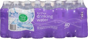 Food Club Purified Drinking Water 40 ea