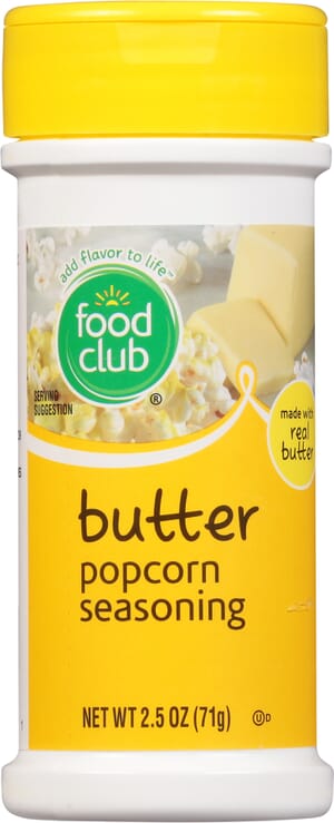 Food Club Butter Popcorn Seasoning 2.5 oz