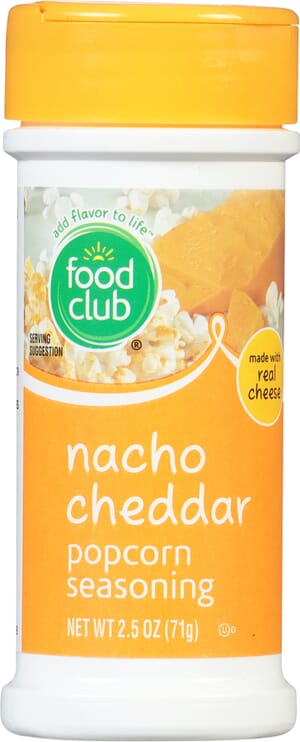 Food Club Nacho Cheddar Popcorn Seasoning 2.5 oz