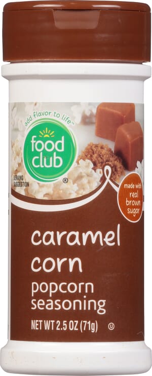 Food Club Caramel Corn Popcorn Seasoning 2.5 oz