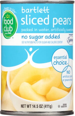 Food Club Essential Choice Sliced Bartlett Pears 14.5 oz