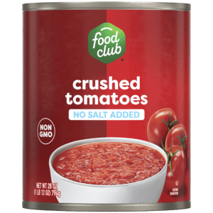 Food Club No Salt Added Crushed Tomatoes 28 oz