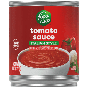Food Club Italian Style Tomato Sauce 8 oz