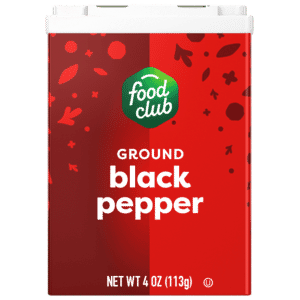 Food Club Ground Black Pepper 4 oz
