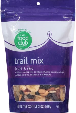 Food Club Fruit & Nut Trail Mix 19 oz