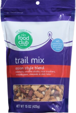 Food Club Asian Style Blend Trail Mix 15 oz