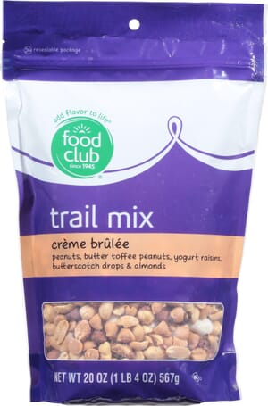 Food Club Creme Brulee Trail Mix 20 oz