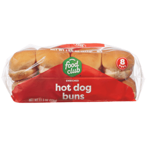 Food Club Enriched Hot Dog Buns 8 Each
