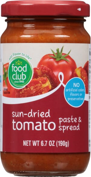 Food Club Sun-Dried Tomato Paste & Spread 6.7 oz