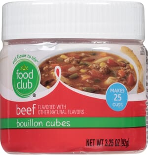 Food Club Beef Bouillon Cubes 3.25 oz