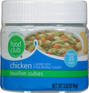 Food Club Chicken Bouillon Cubes 3.33 oz