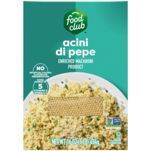 Food Club Acini Di Pepe 16 oz